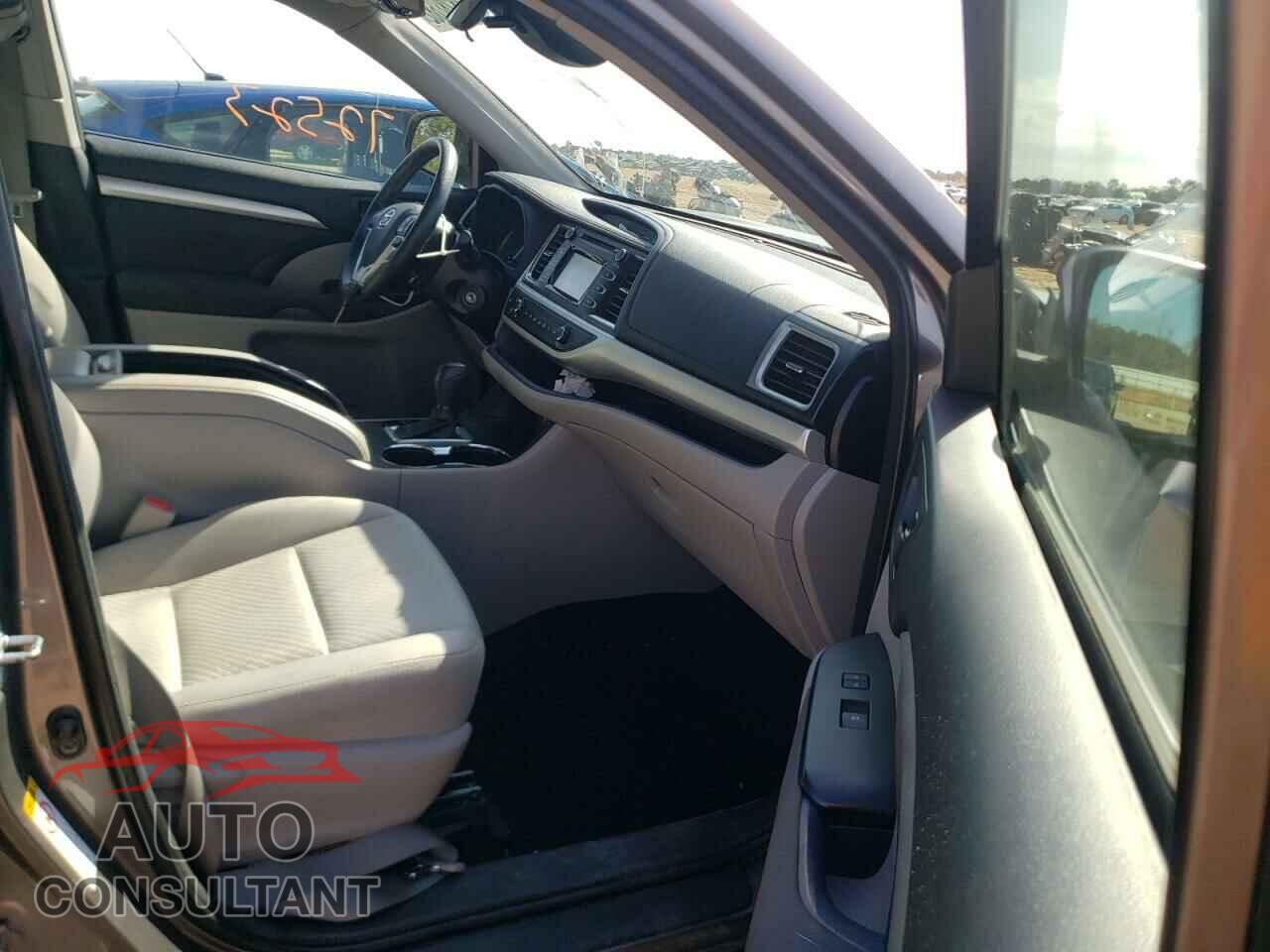 TOYOTA HIGHLANDER 2017 - 5TDZZRFH1HS231898