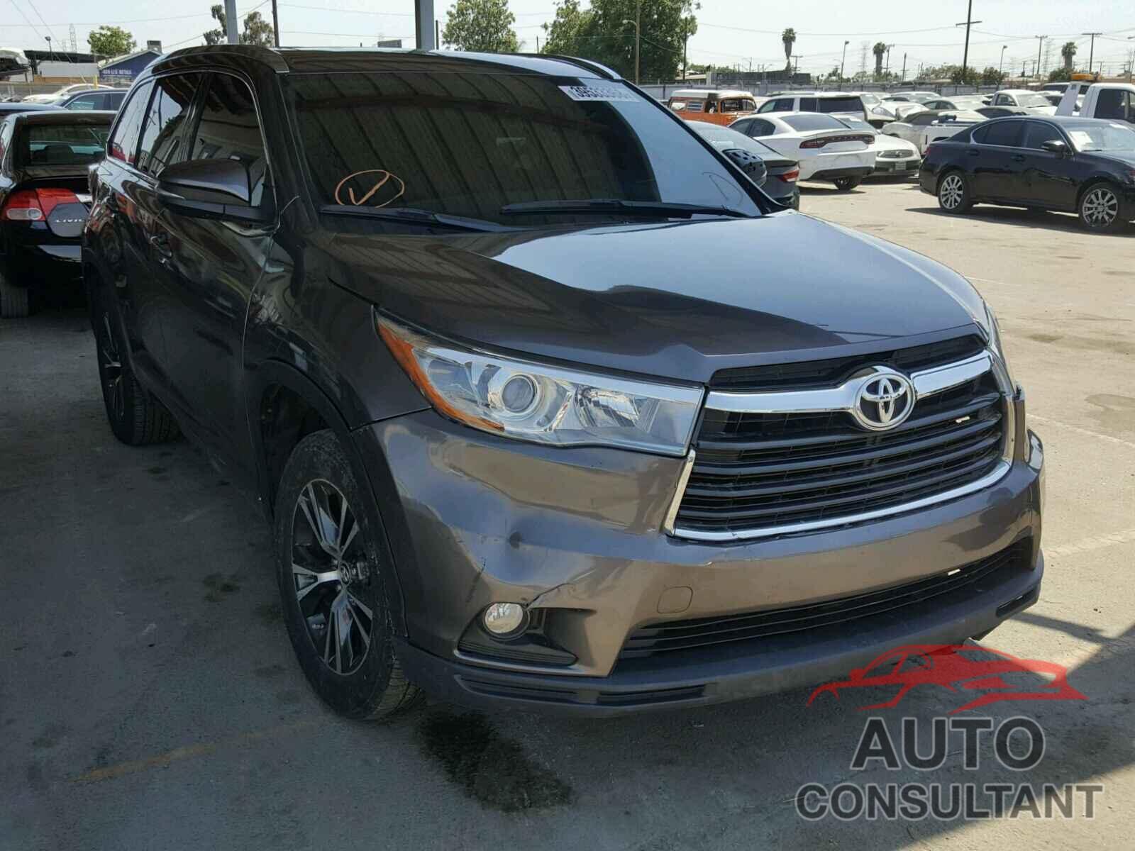 TOYOTA HIGHLANDER 2016 - 5TDKKRFH9GS137952