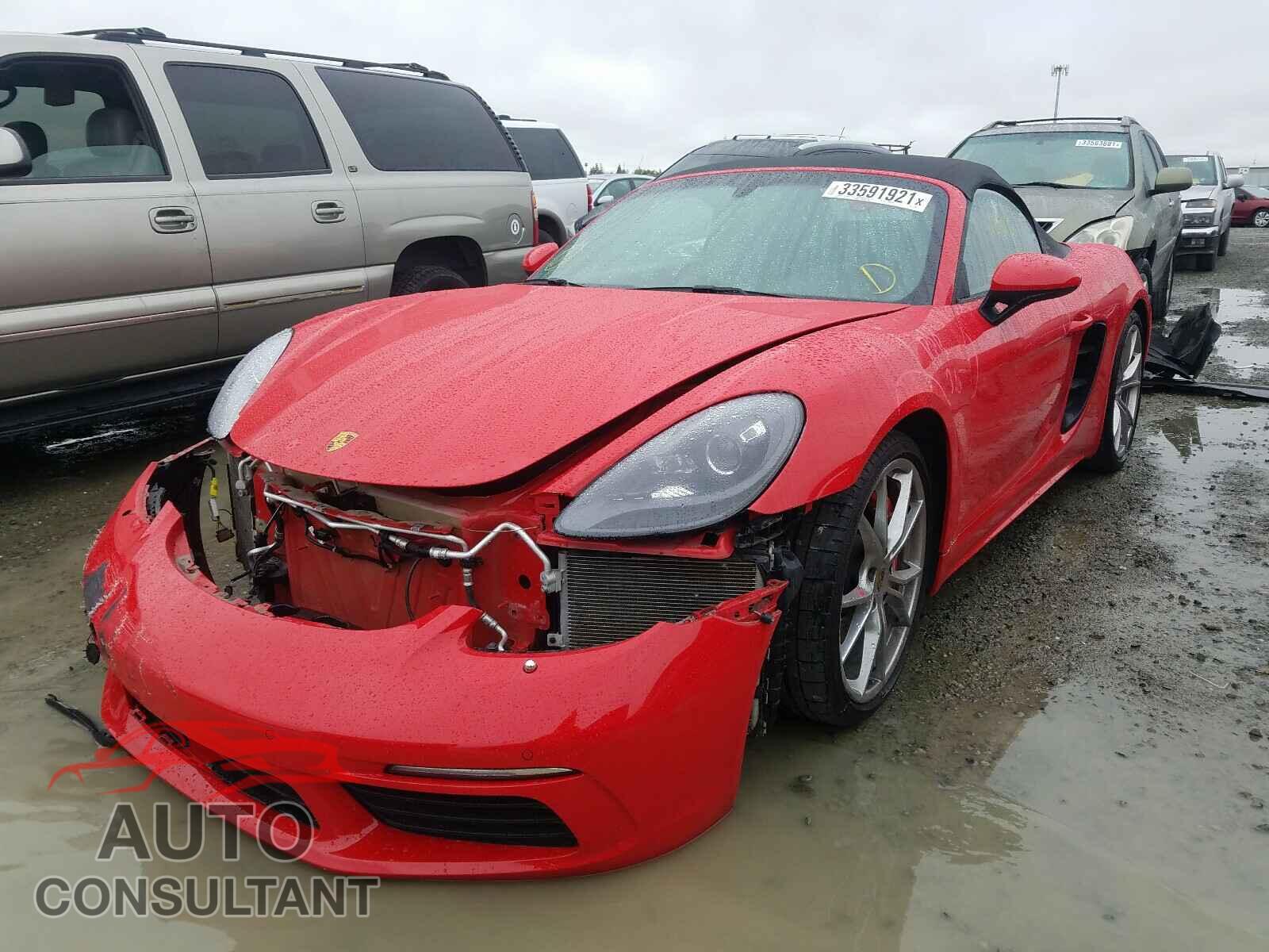 PORSCHE BOXSTER 2019 - WP0CB2A88KS228388