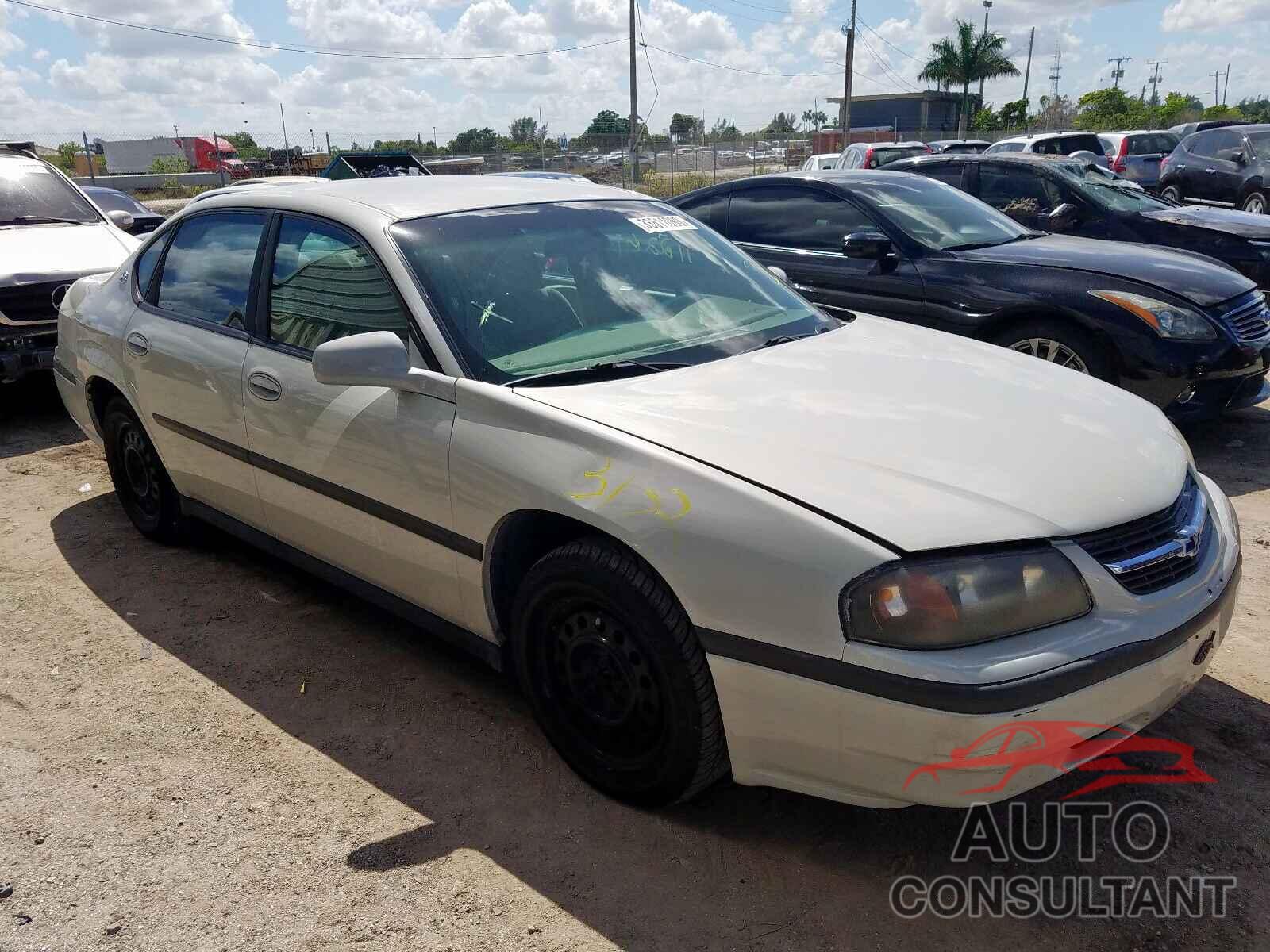 CHEVROLET IMPALA 2003 - 2G1WF52E839249809
