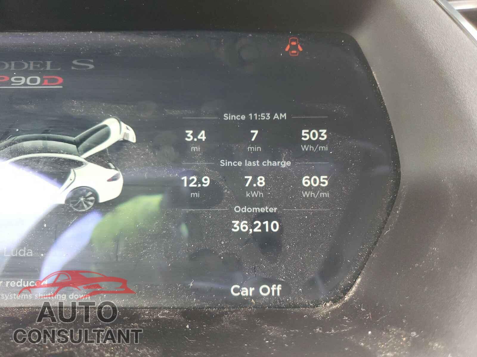 TESLA MODEL S 2016 - 5YJSA1E42GF128307
