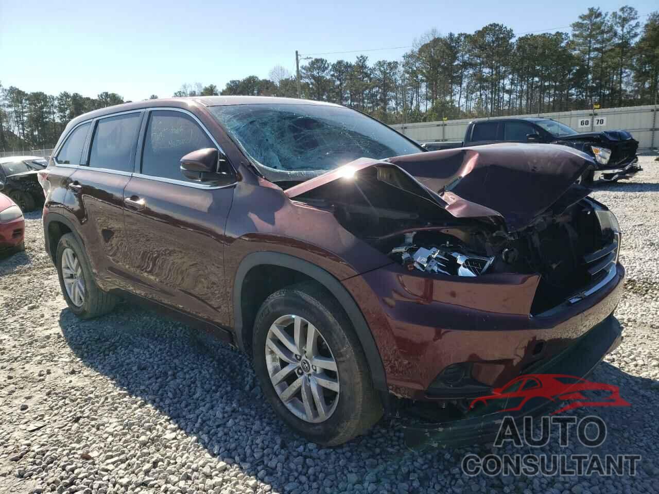 TOYOTA HIGHLANDER 2016 - 5TDZKRFH8GS185263