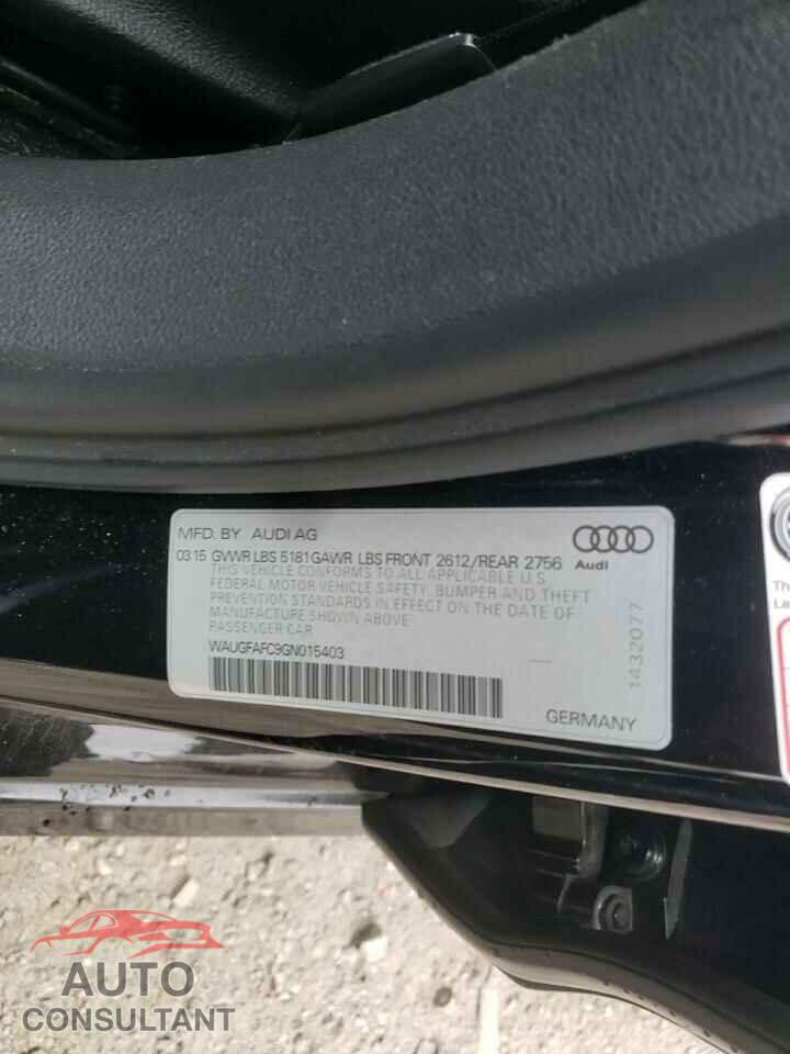 AUDI A6 2016 - WAUGFAFC9GN015403