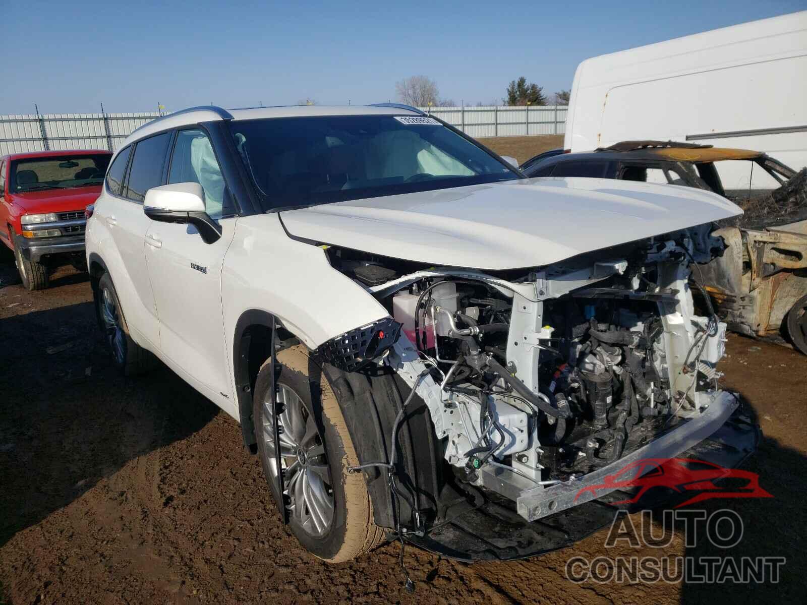 TOYOTA HIGHLANDER 2021 - 5TDEBRCH3MS027055