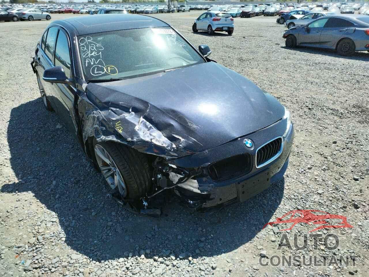 BMW 3 SERIES 2017 - WBA8B9G56HNU50010
