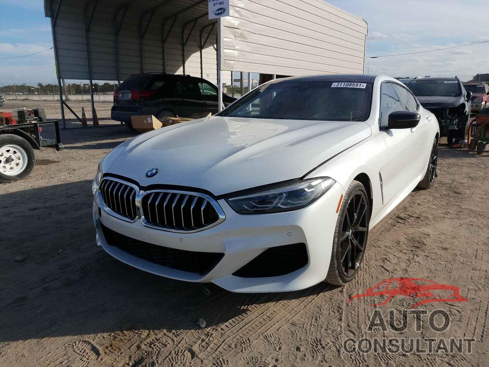 BMW 8 SERIES 2020 - WBAGV2C01LCE03107