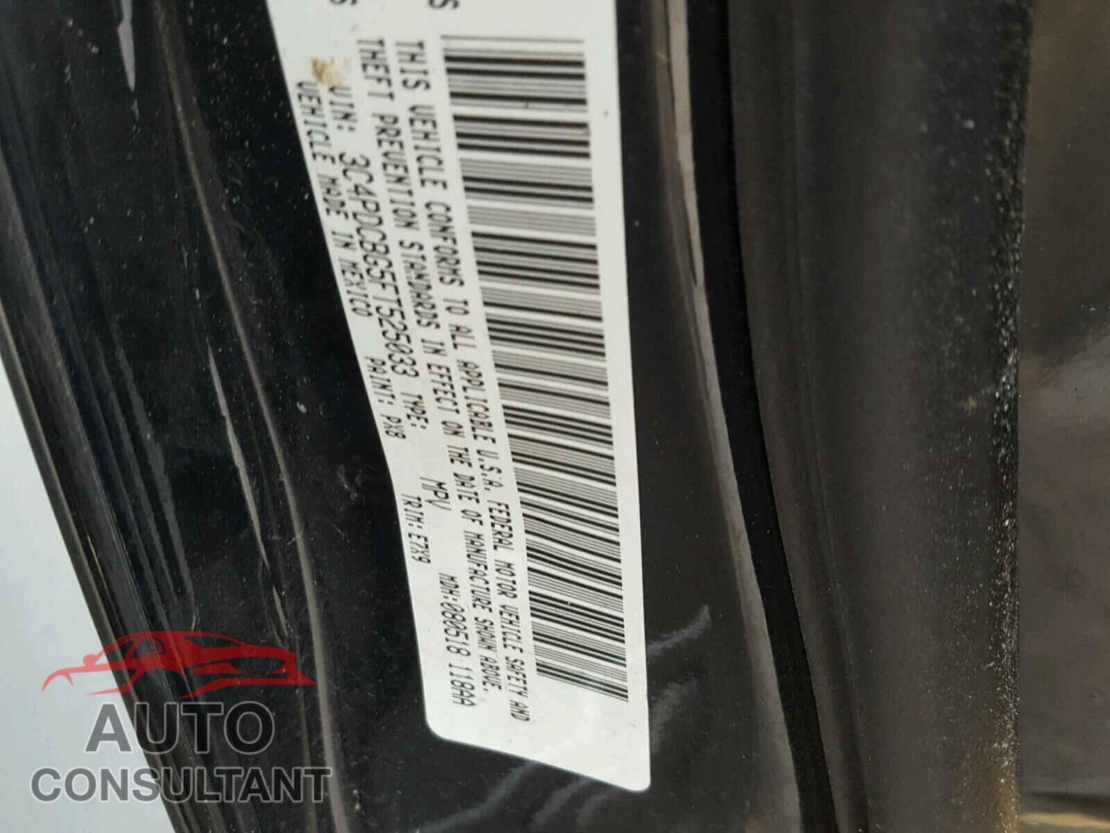 DODGE JOURNEY 2015 - 3C4PDCBG5FT525033