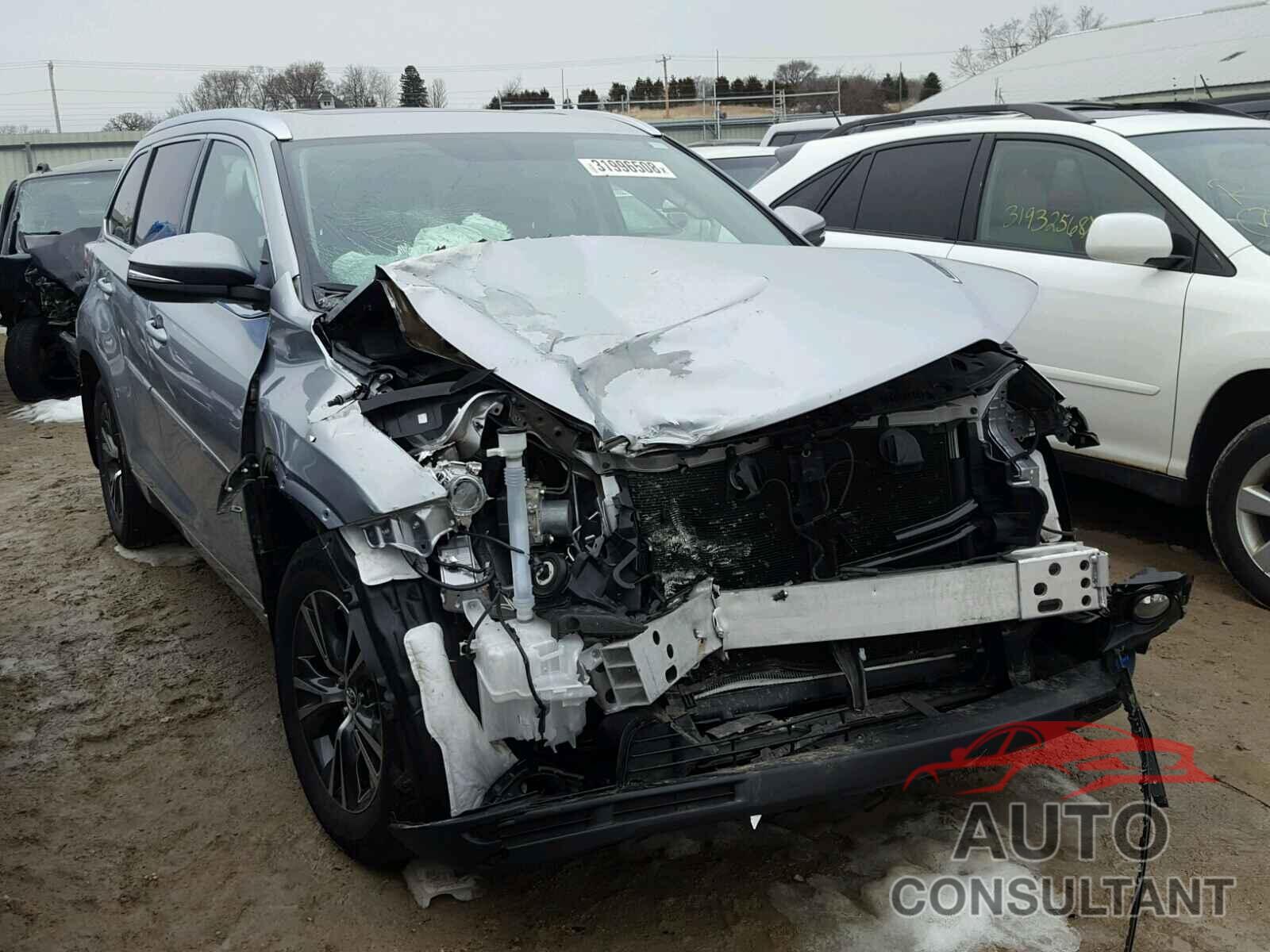 TOYOTA HIGHLANDER 2016 - 5TDJKRFH6GS326988