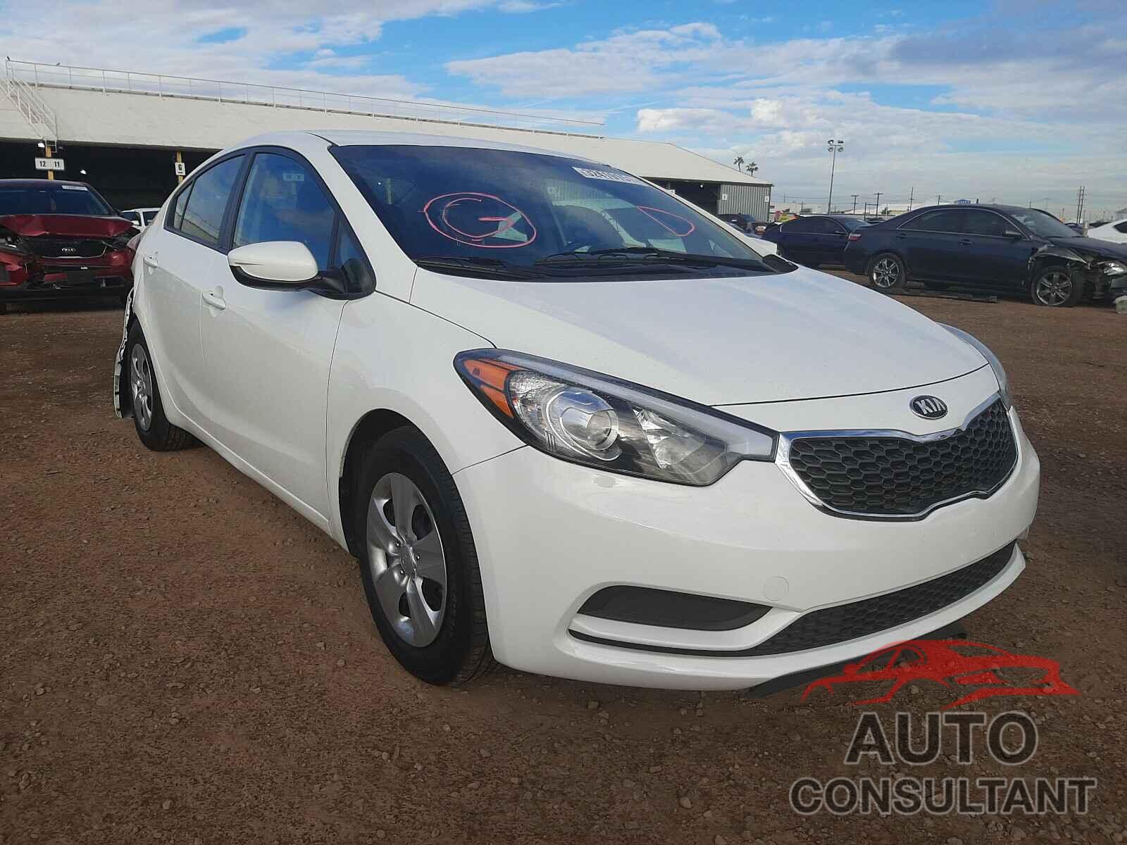 KIA FORTE 2016 - KNAFK4A66G5482269