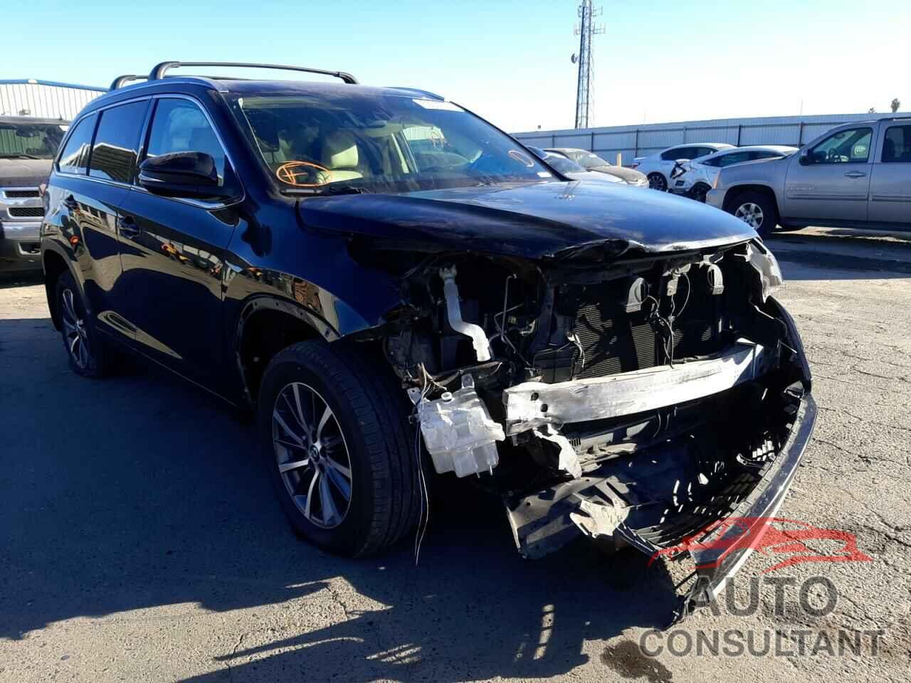TOYOTA HIGHLANDER 2017 - 5TDKZRFH6HS514847