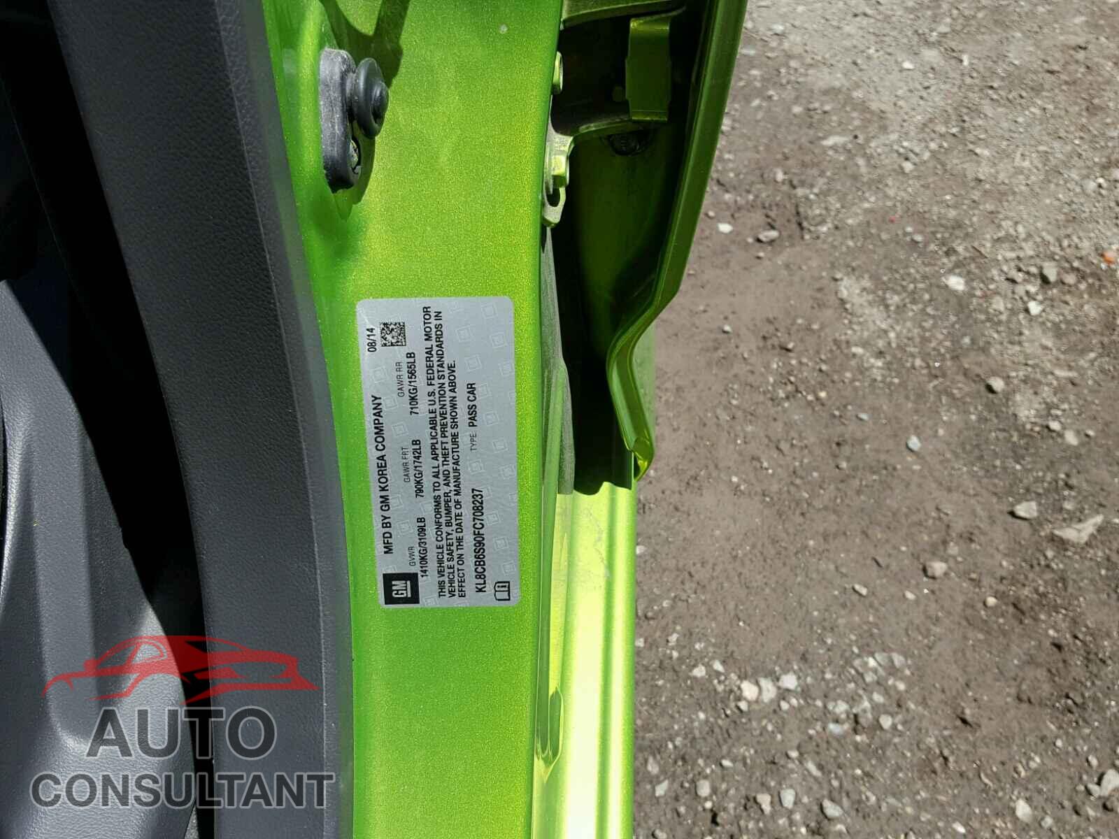 CHEVROLET SPARK 2015 - KL8CB6S90FC708237
