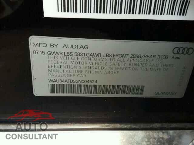 AUDI A8 2016 - WAU34AFD3GN004524