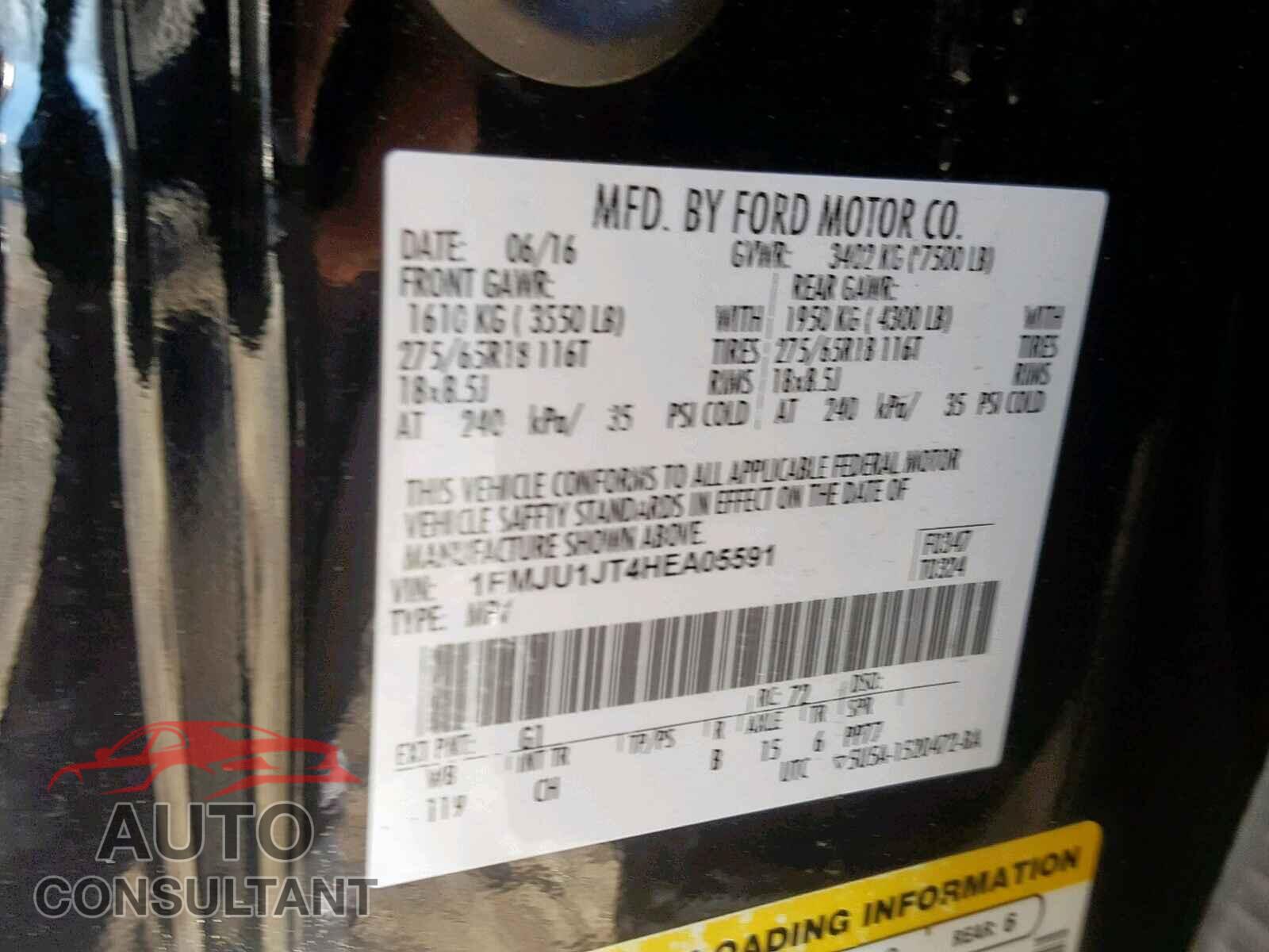 FORD EXPEDITION 2017 - 2HGFC2F65KH587921