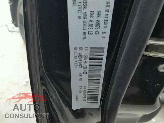 DODGE DART 2015 - 1C3CDFBB1FD101895