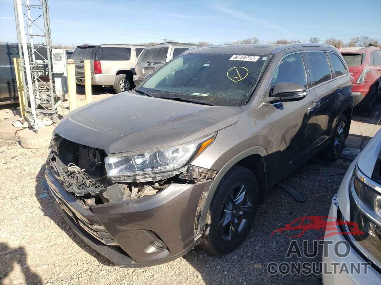 TOYOTA HIGHLANDER 2018 - 5TDYZRFH4JS255744
