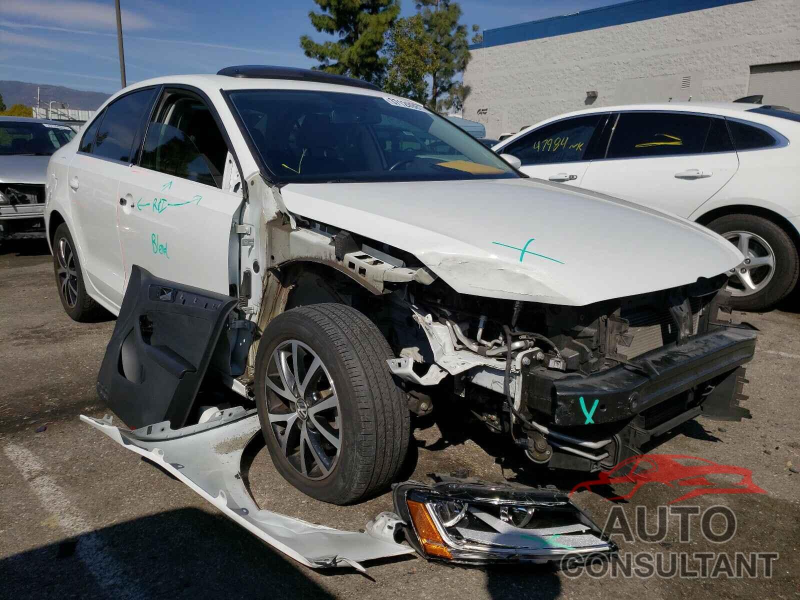 VOLKSWAGEN JETTA 2017 - 3VWDB7AJ7HM308722