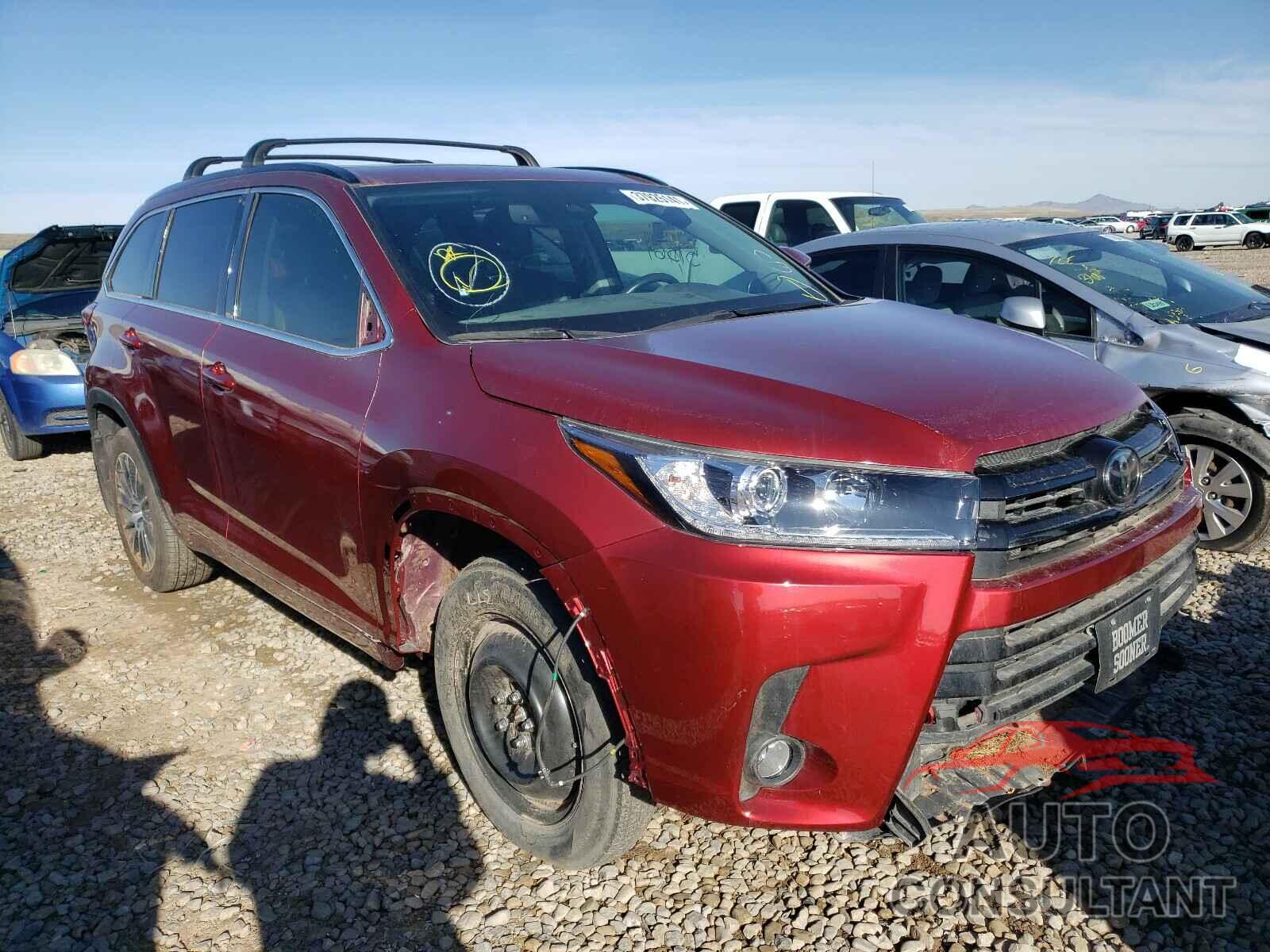 TOYOTA HIGHLANDER 2017 - 5TDJZRFH1HS444380