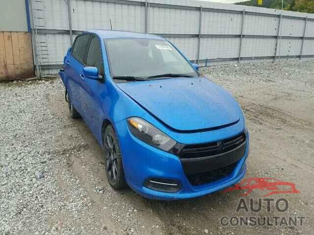 DODGE DART 2016 - 1C3CDFAA3GD533334