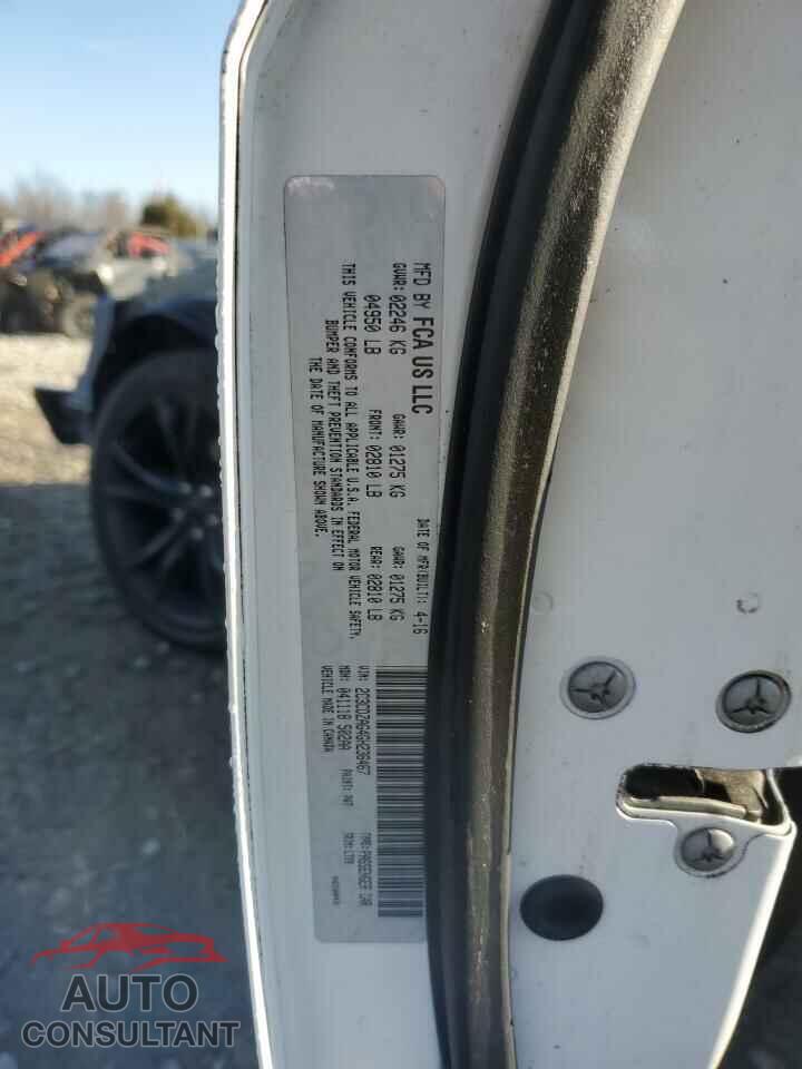 DODGE CHALLENGER 2016 - 2C3CDZAG4GH236467