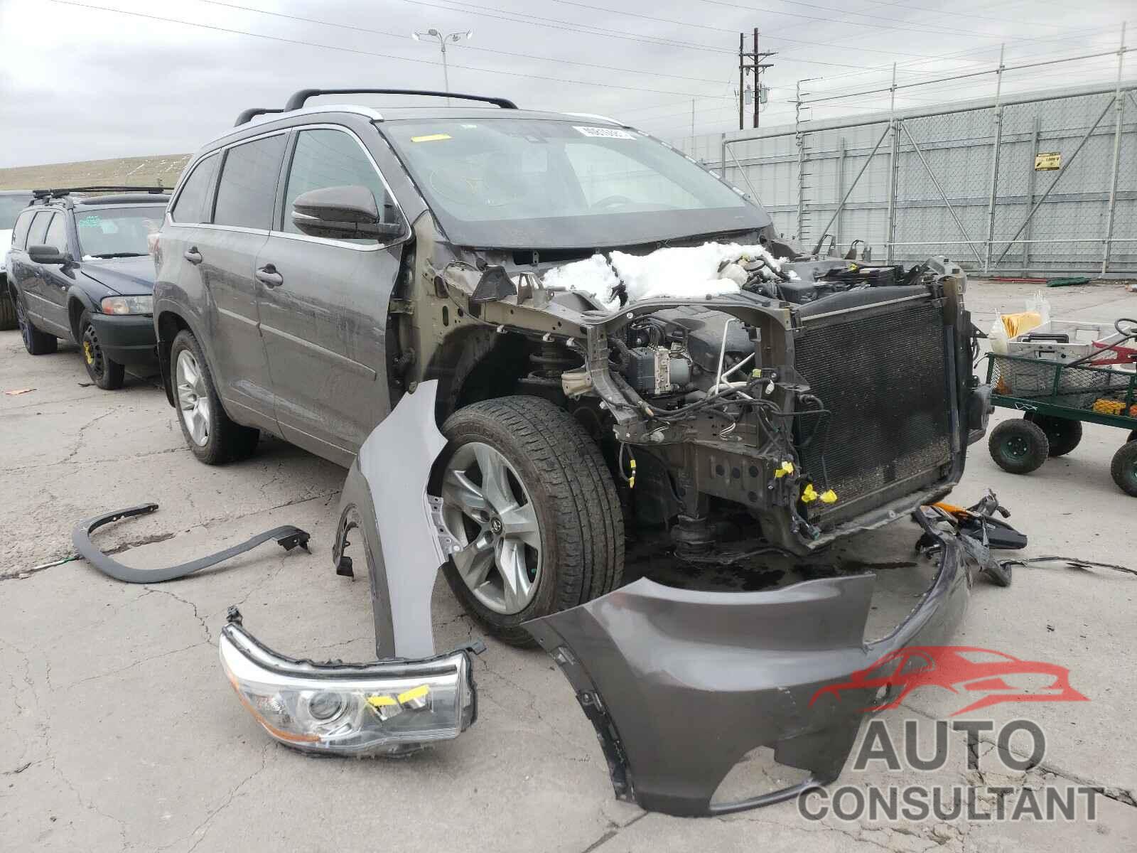 TOYOTA HIGHLANDER 2016 - 5TDDKRFH9GS330112
