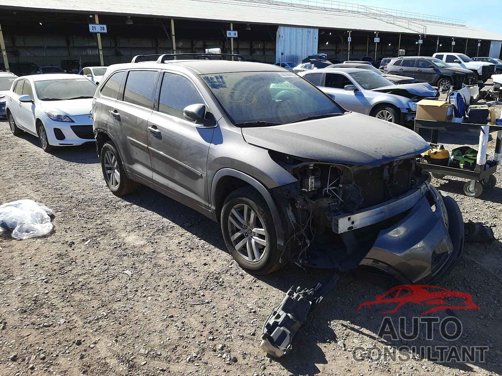 TOYOTA HIGHLANDER 2016 - 5TDZKRFH3GS143518