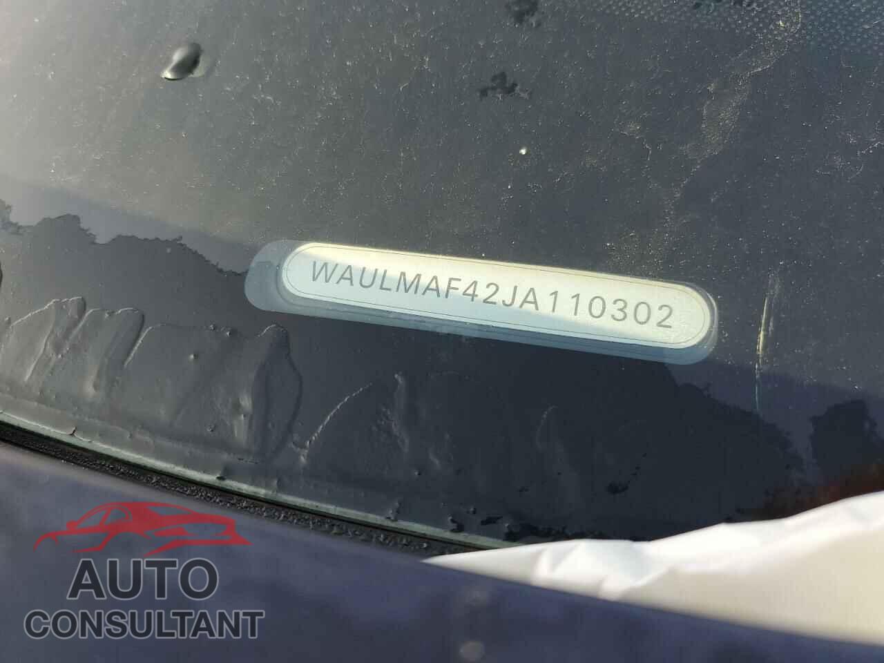 AUDI A4 2018 - WAULMAF42JA110302