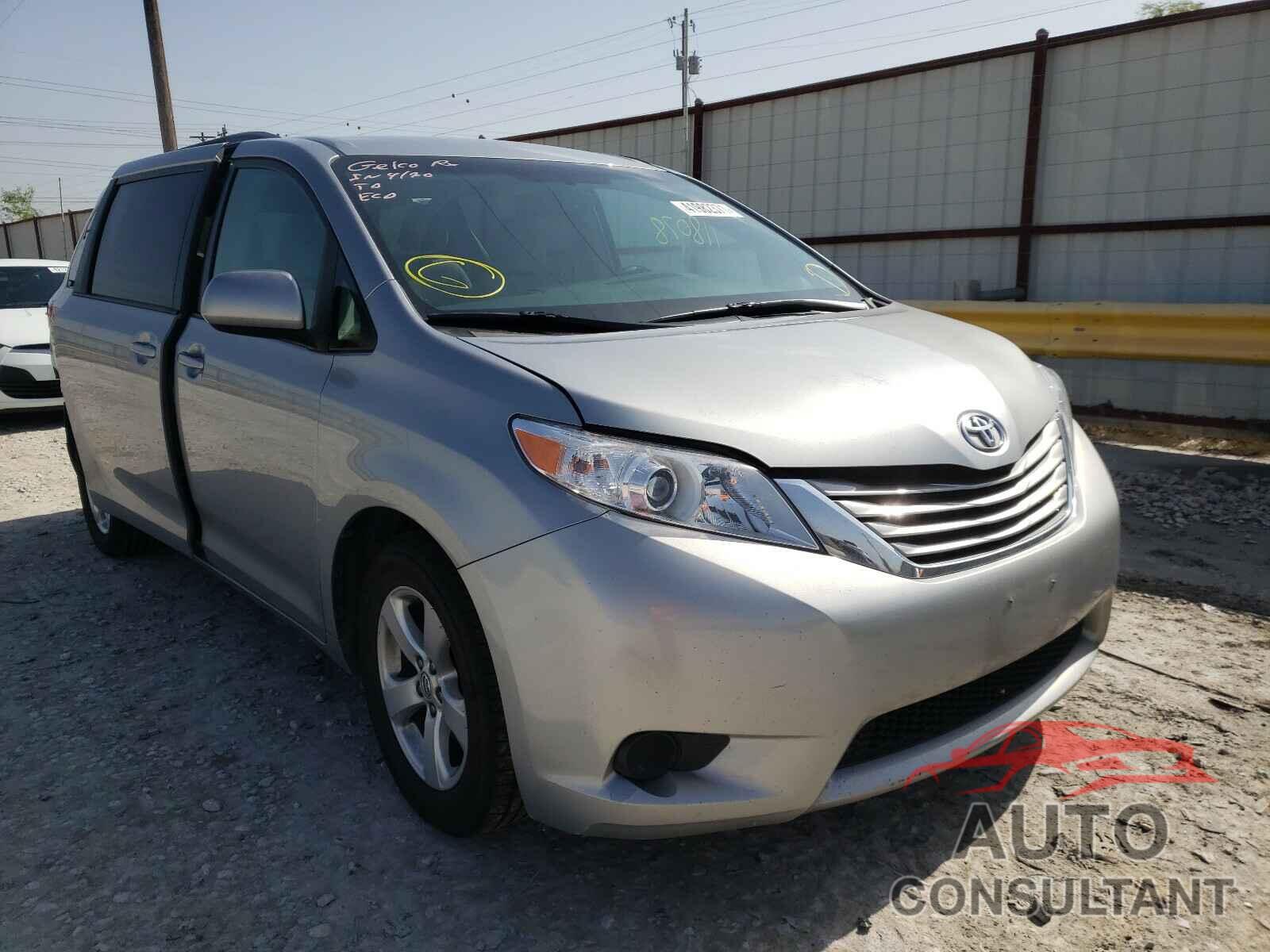 TOYOTA SIENNA 2017 - 5TDKZ3DC7HS822937