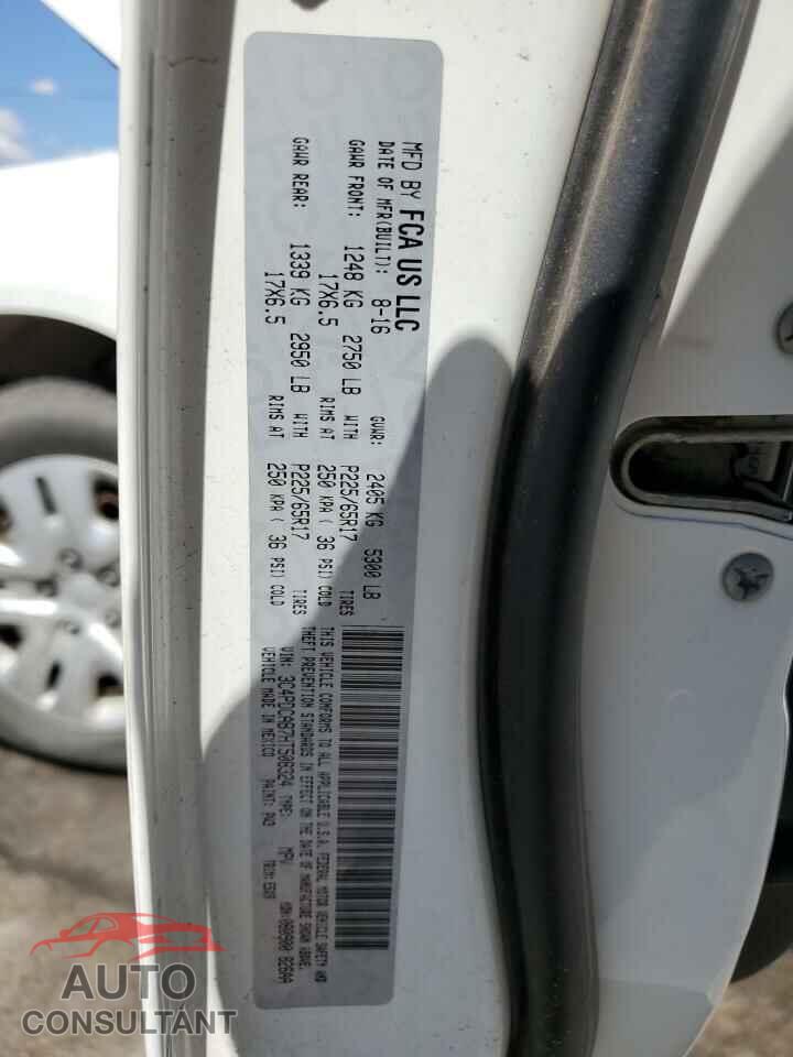 DODGE JOURNEY 2017 - 3C4PDCAB7HT508324
