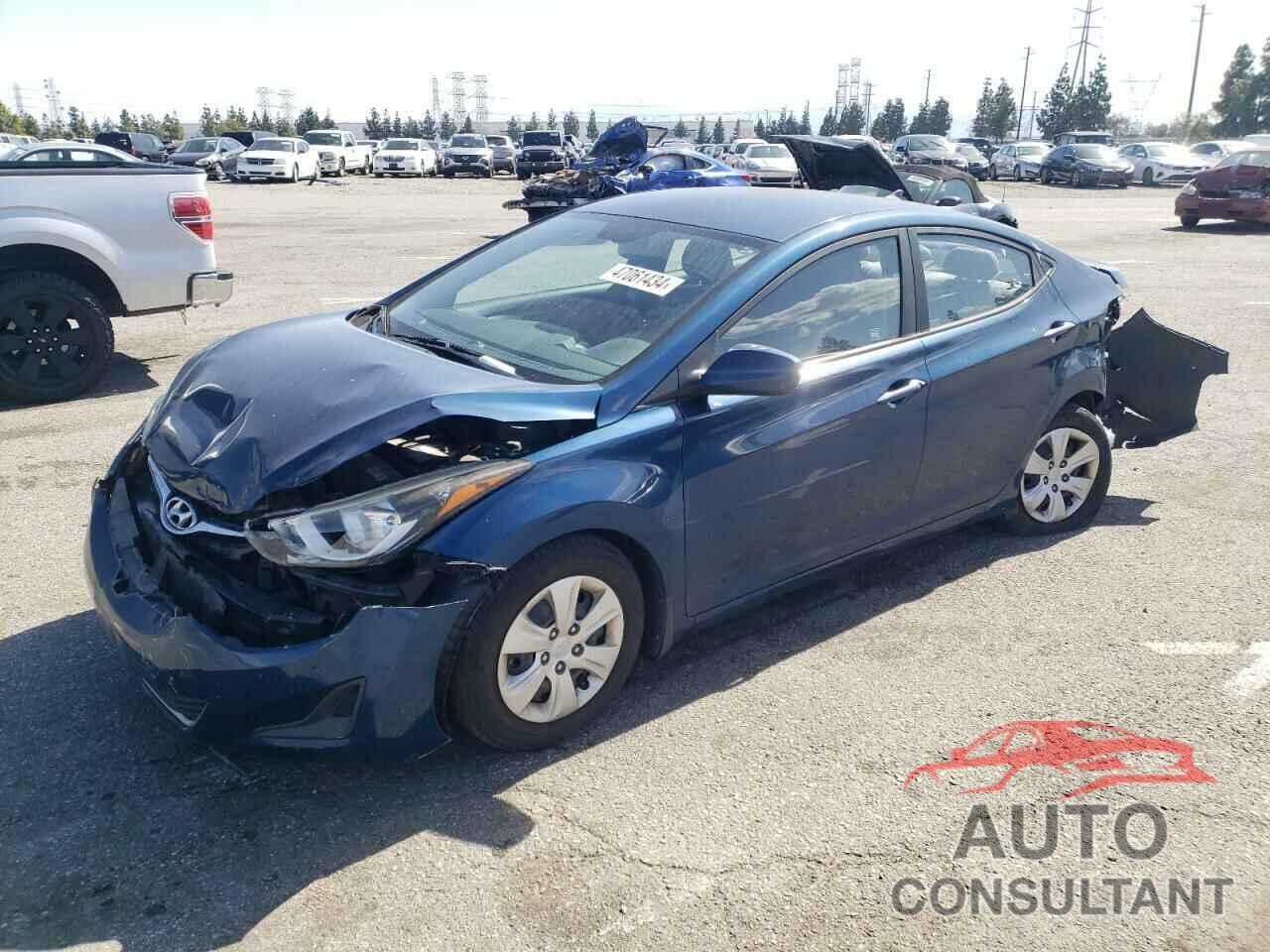 HYUNDAI ELANTRA 2016 - KMHDH4AEXGU491249