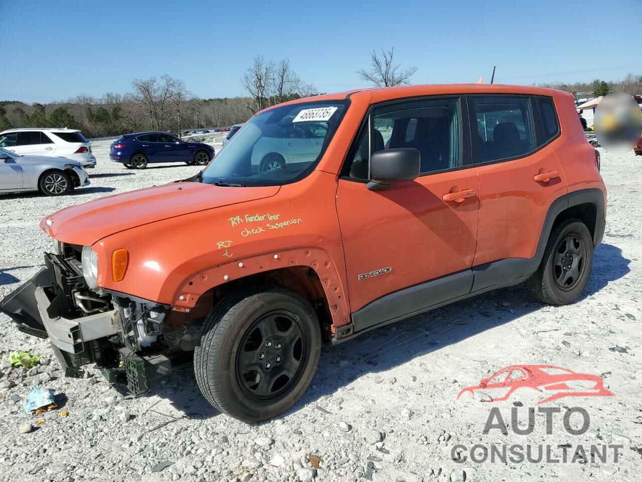 JEEP RENEGADE 2017 - ZACCJAAB5HPF34892
