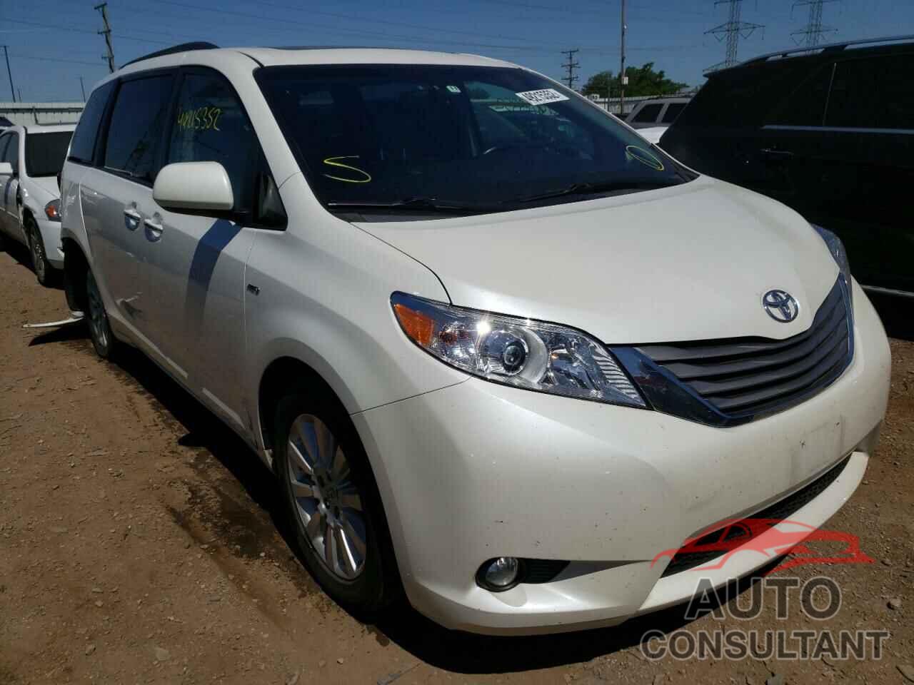 TOYOTA SIENNA 2016 - 5TDDK3DC6GS137940