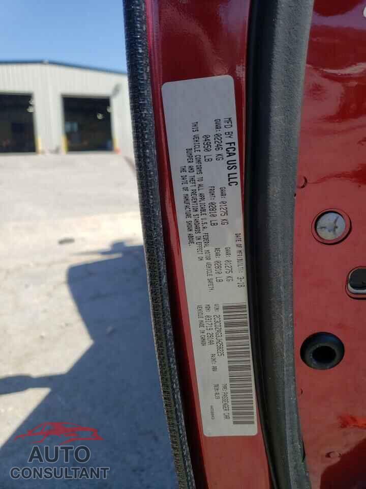 DODGE CHALLENGER 2018 - 2C3CDZAG3JH258225