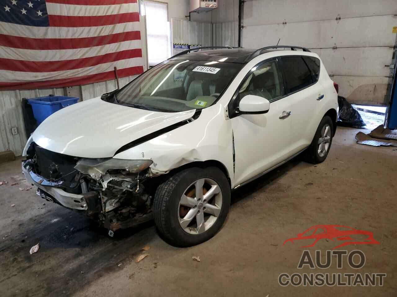 NISSAN MURANO 2009 - JN8AZ18W99W205341