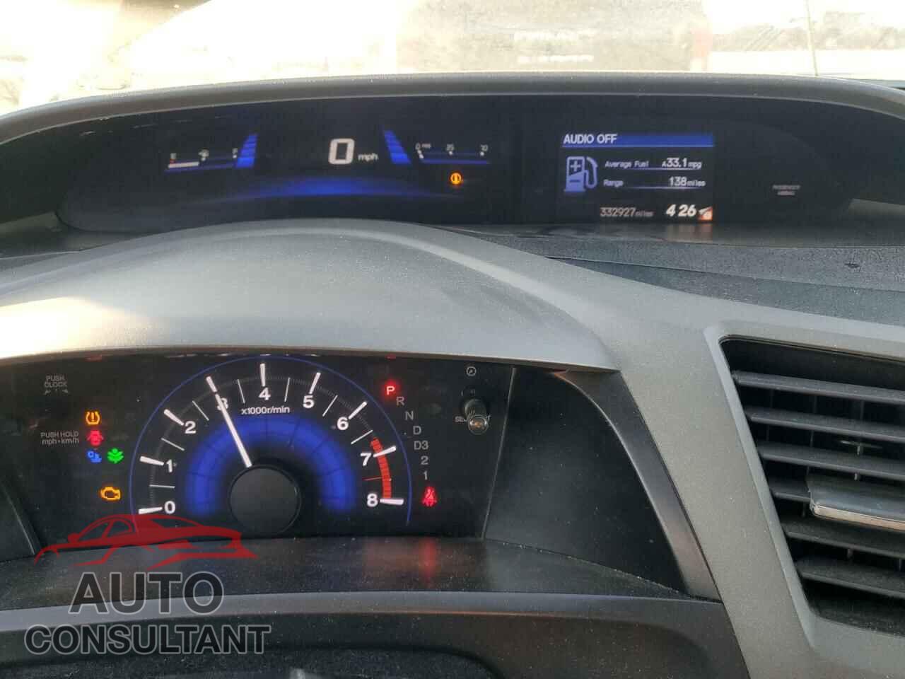HONDA CIVIC 2012 - 19XFB2F59CE311778