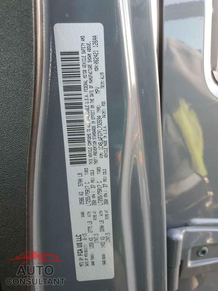 JEEP WRANGLER 2015 - 1C4BJWFG7FL732694