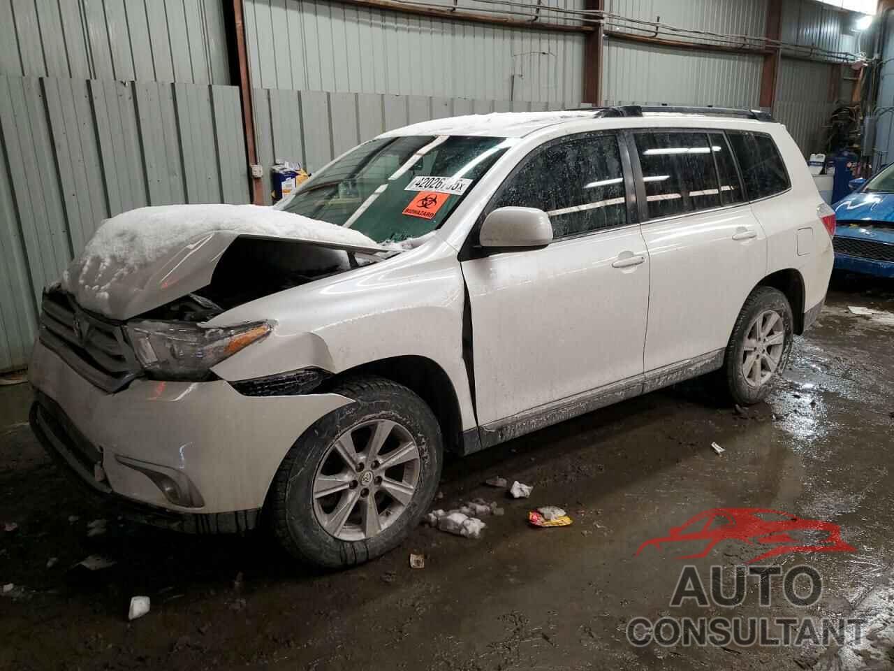 TOYOTA HIGHLANDER 2012 - 5TDBK3EH7CS133696