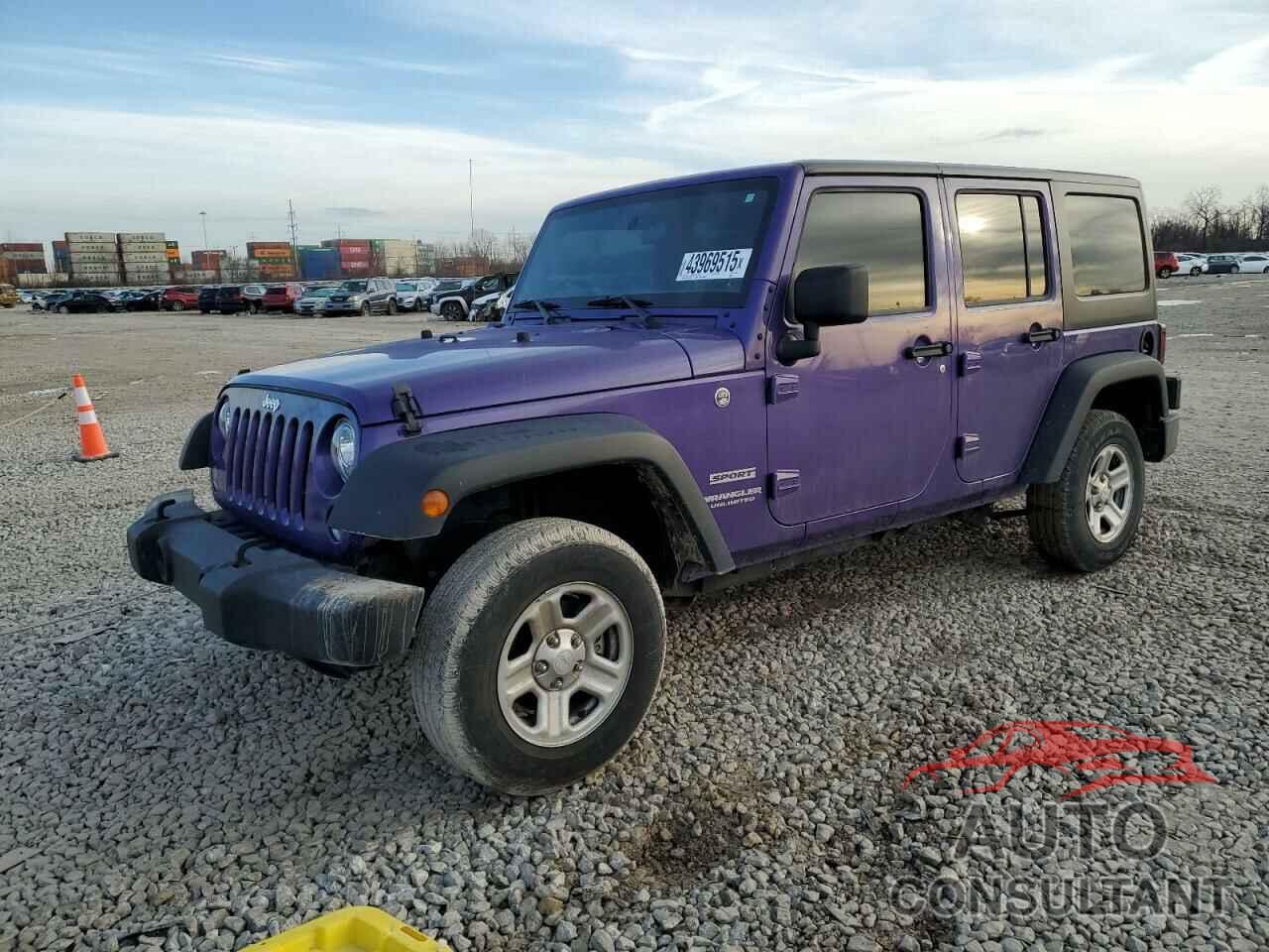 JEEP WRANGLER 2017 - 1C4BJWDG9HL734615