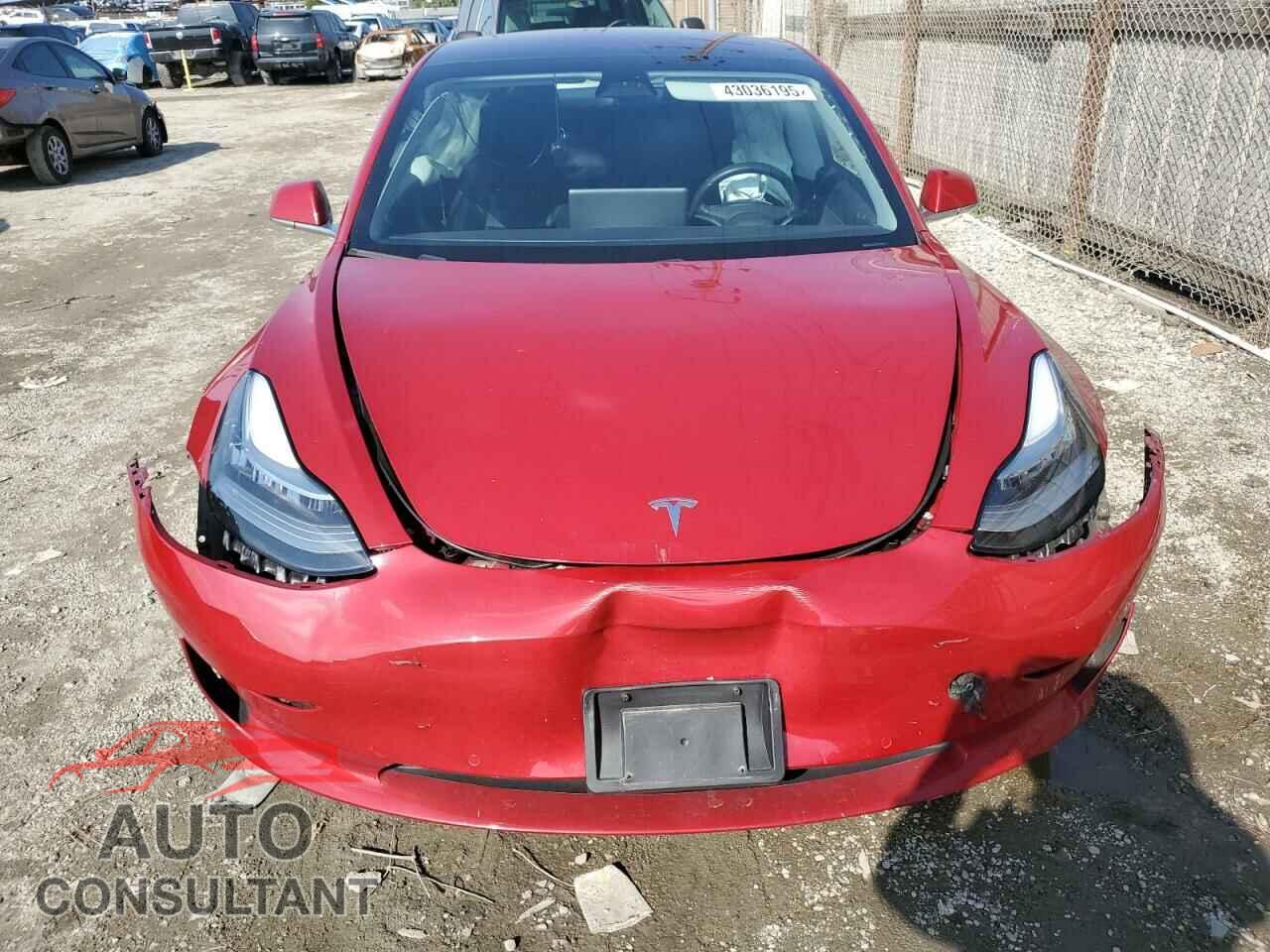 TESLA MODEL 3 2018 - 5YJ3E1EA4JF043202