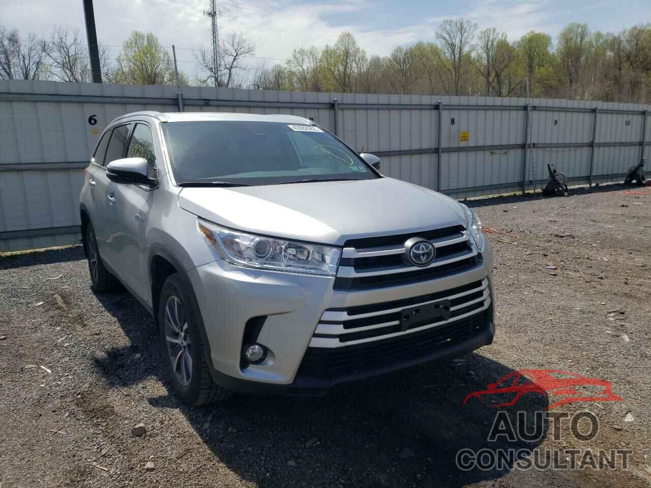 TOYOTA HIGHLANDER 2019 - 5TDJGRFHXKS074754