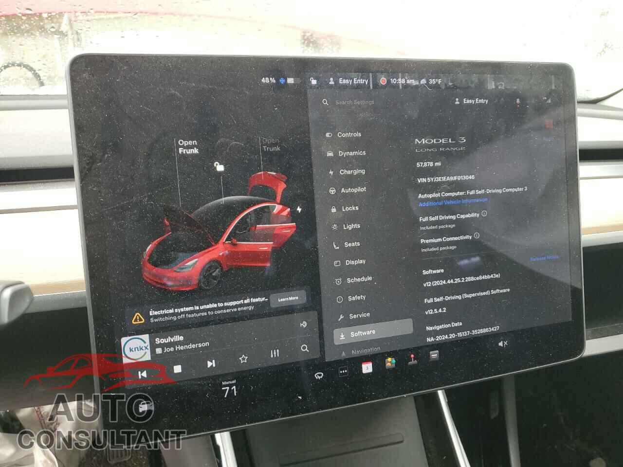 TESLA MODEL 3 2018 - 5YJ3E1EA9JF013046