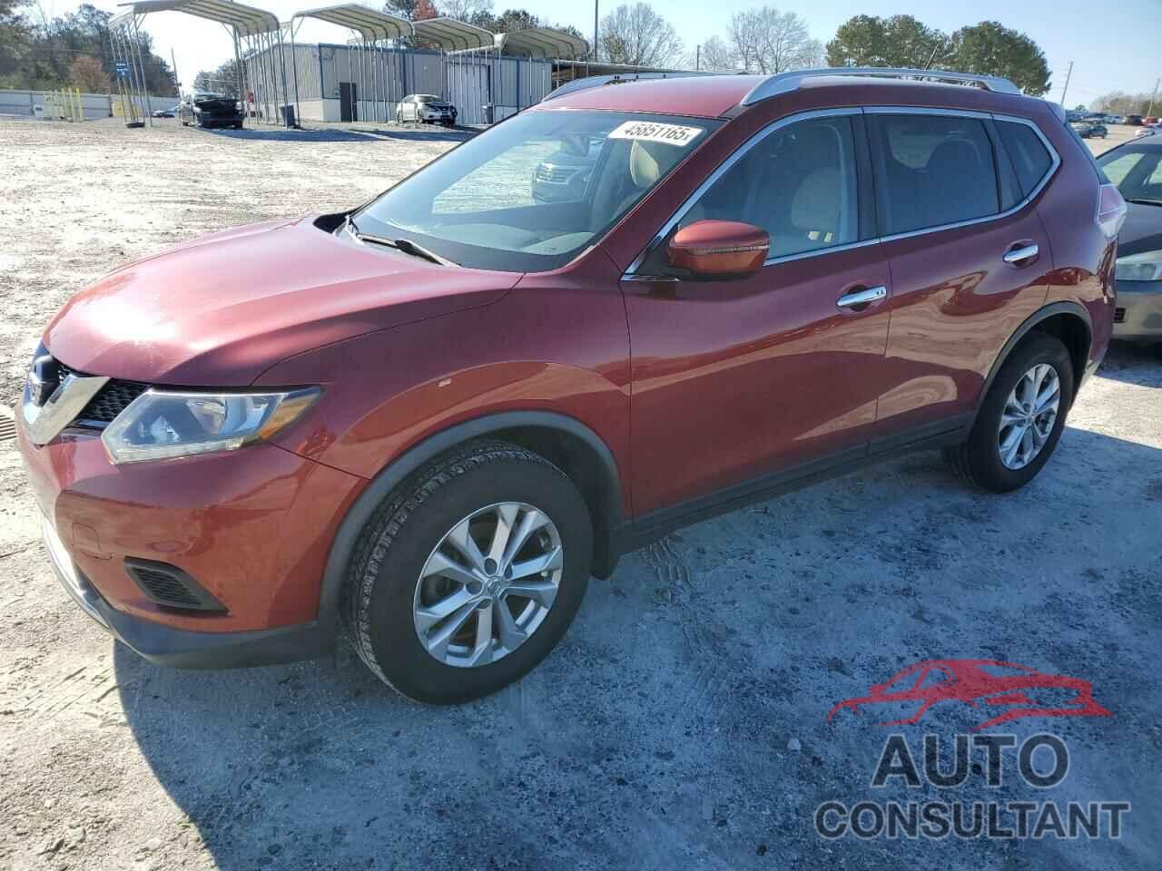 NISSAN ROGUE 2016 - KNMAT2MV7GP691011
