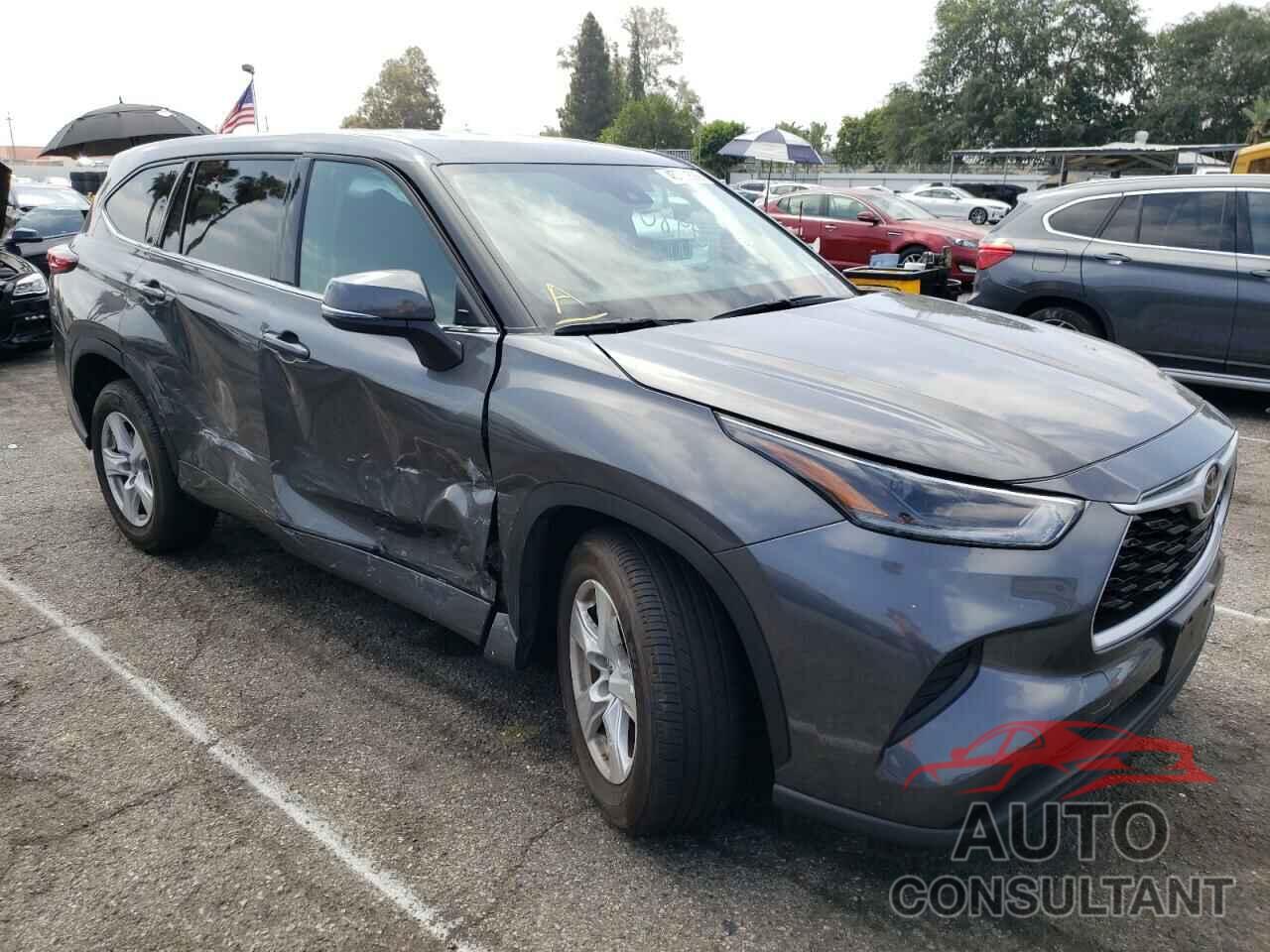 TOYOTA HIGHLANDER 2021 - 5TDCZRAH5MS074996