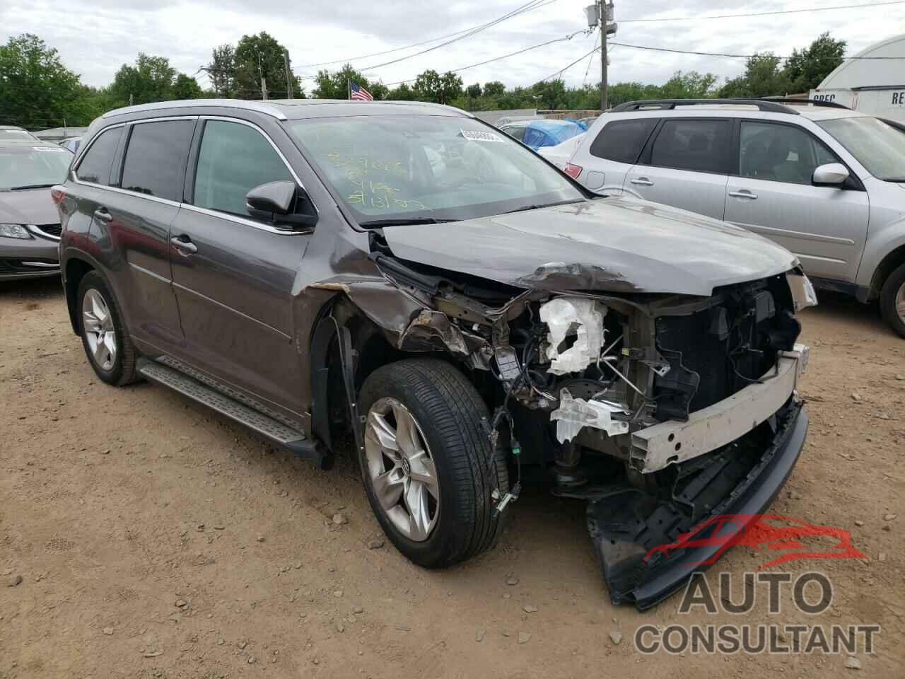 TOYOTA HIGHLANDER 2016 - 5TDDKRFH3GS341073