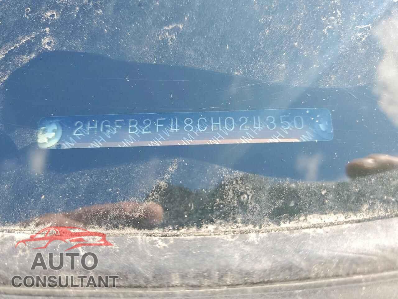 HONDA CIVIC 2012 - 2HGFB2F48CH024350