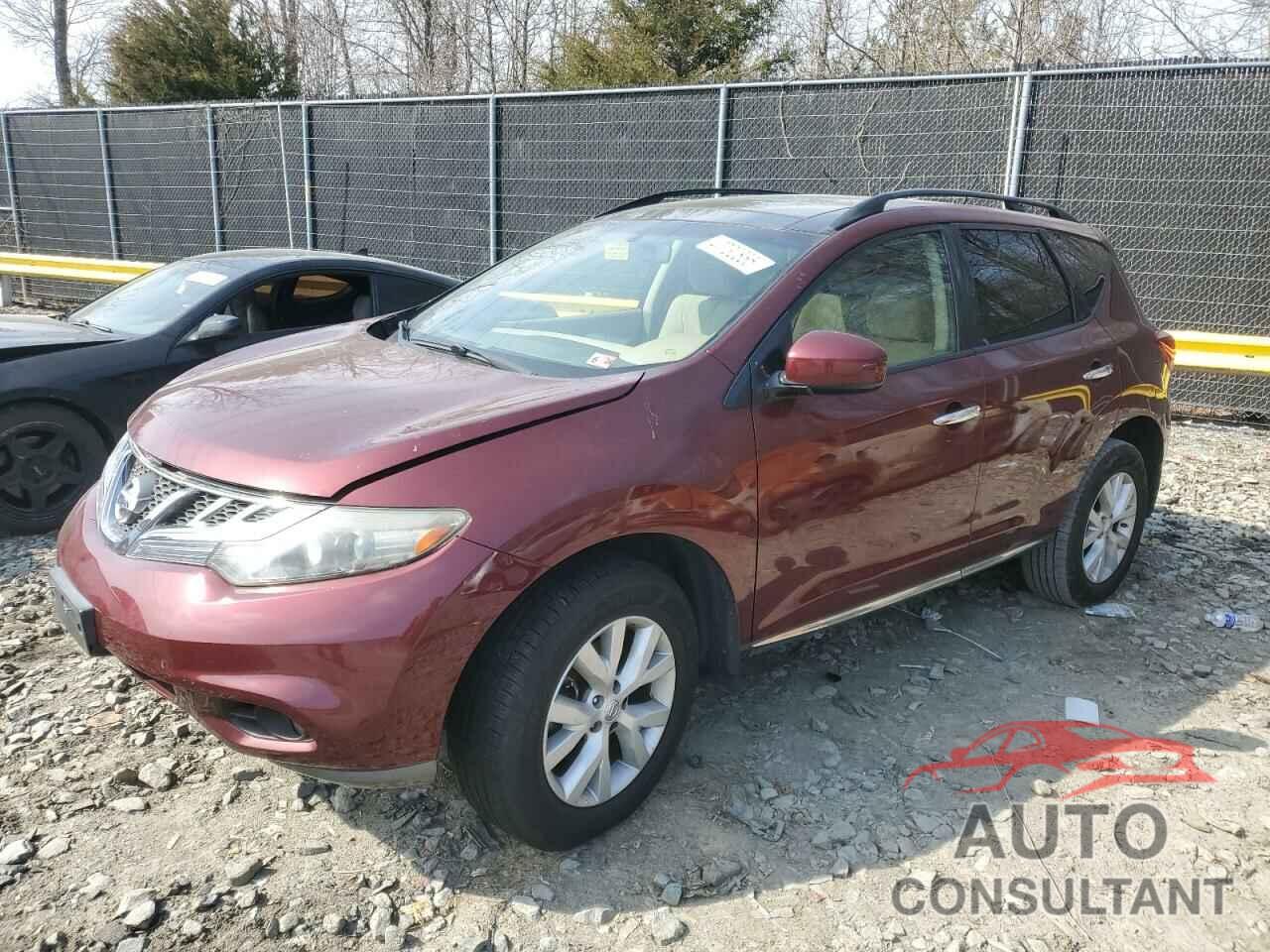 NISSAN MURANO 2012 - JN8AZ1MW1CW236130