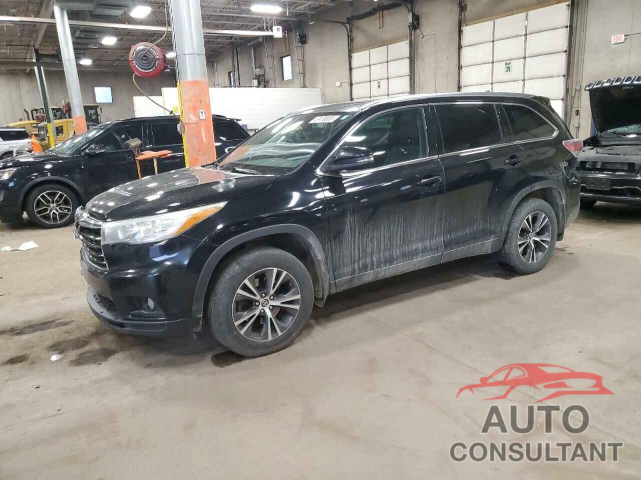 TOYOTA HIGHLANDER 2016 - 5TDJKRFH3GS237105