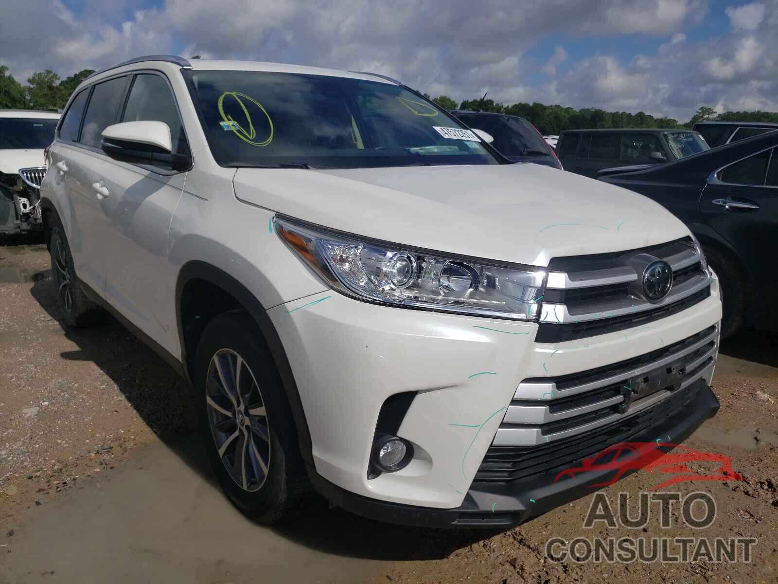 TOYOTA HIGHLANDER 2019 - 5TDKZRFHXKS306347