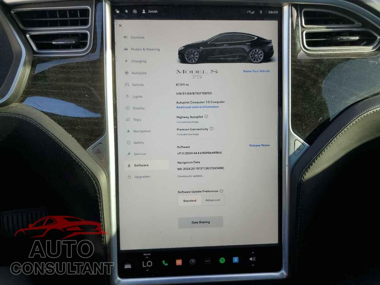TESLA MODEL S 2016 - 5YJSA1E11GF158159