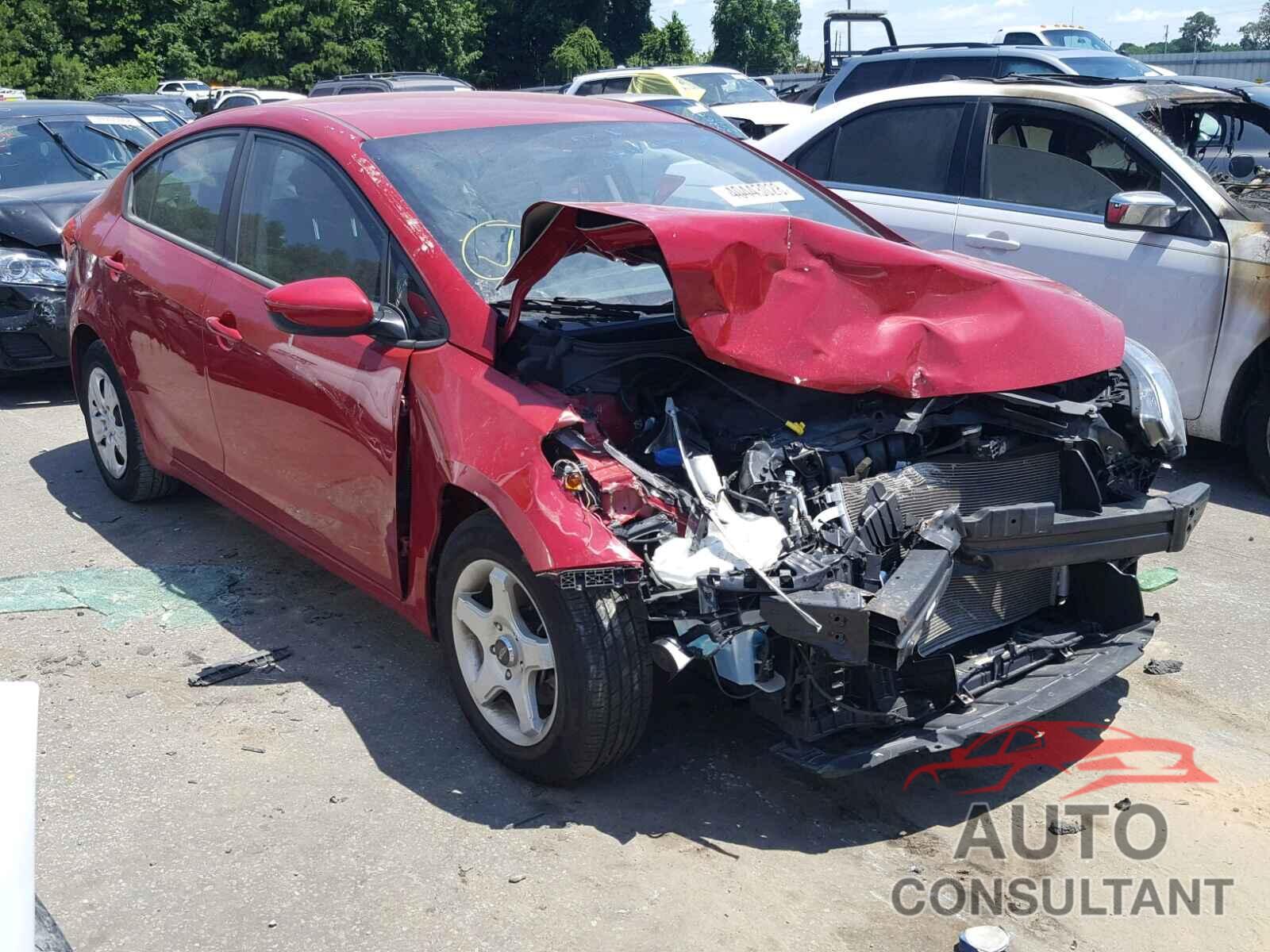 KIA FORTE 2016 - KNAFK4A6XG5601411