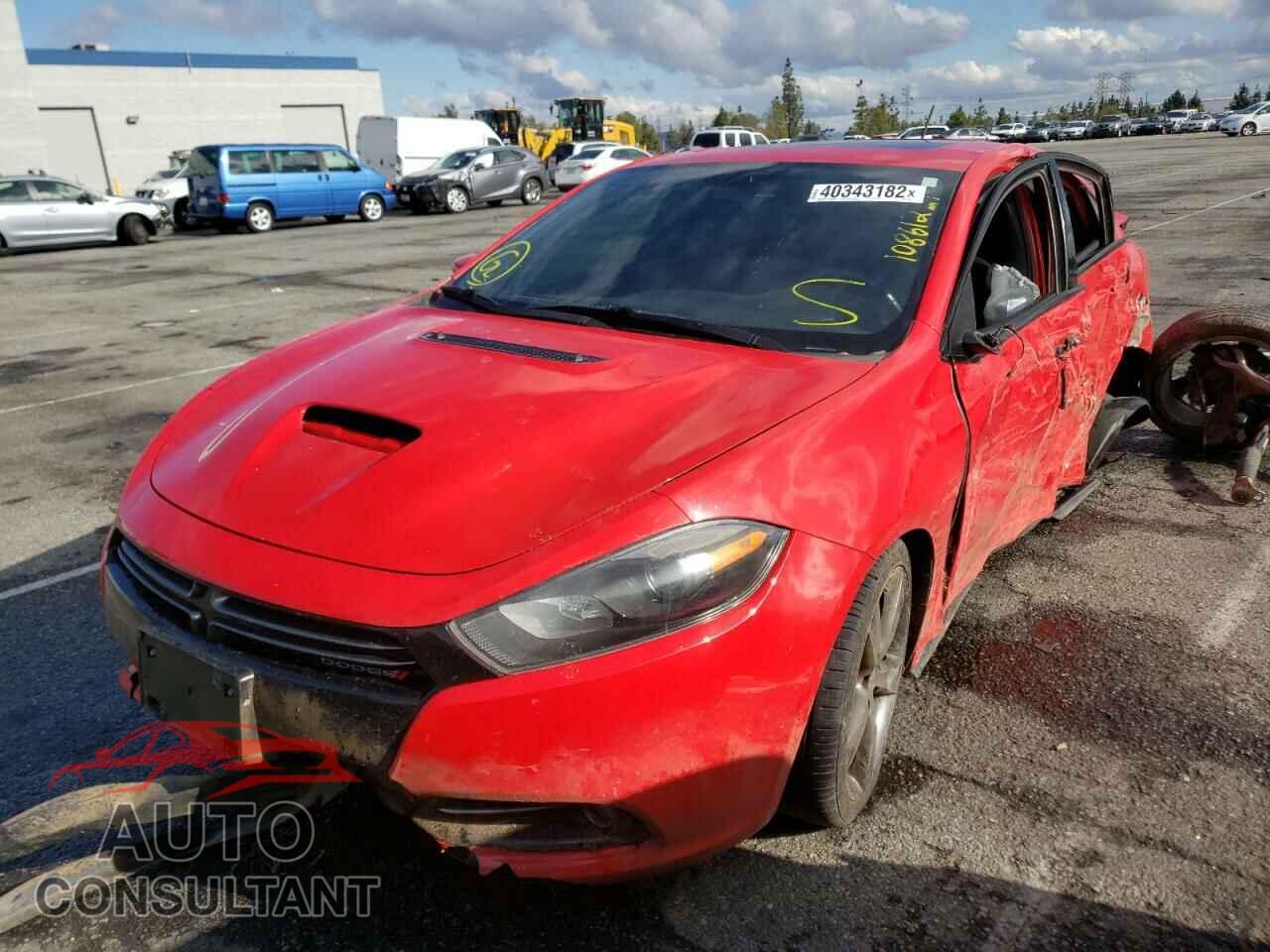DODGE DART 2016 - 1C3CDFEB8GD613795